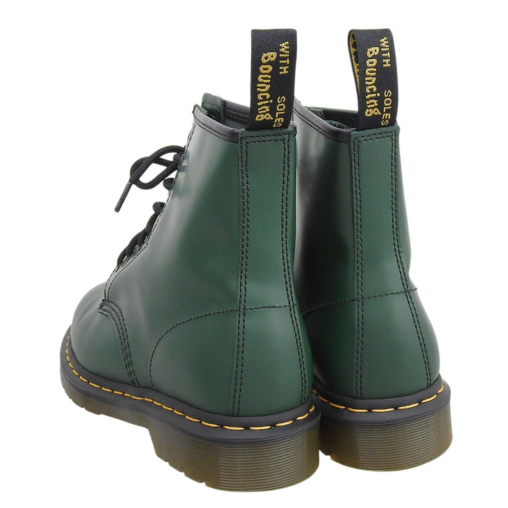 Pristine Dr.Martens short boots 1460 8-hole boots yellow stitch green mens