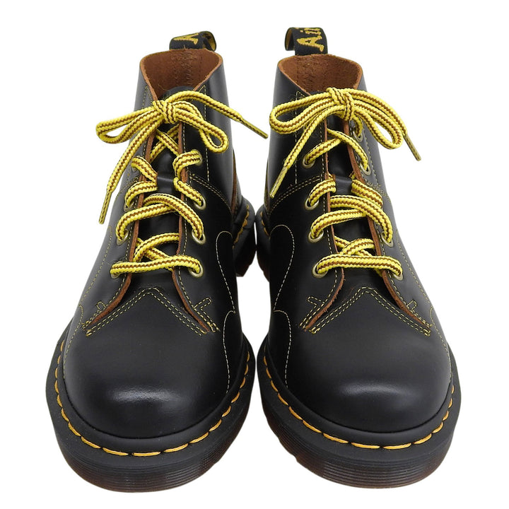 Pristine Dr.Martens short boots CHURCH MONKY BOOT black Smooth Rubbed mens