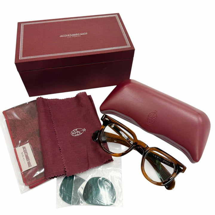 Great JACQUESMARIEMAGE Glasses VENDOME Clear brown mens JMMVE1D