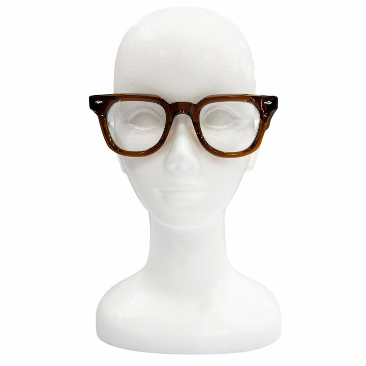 Great JACQUESMARIEMAGE Glasses VENDOME Clear brown mens JMMVE1D
