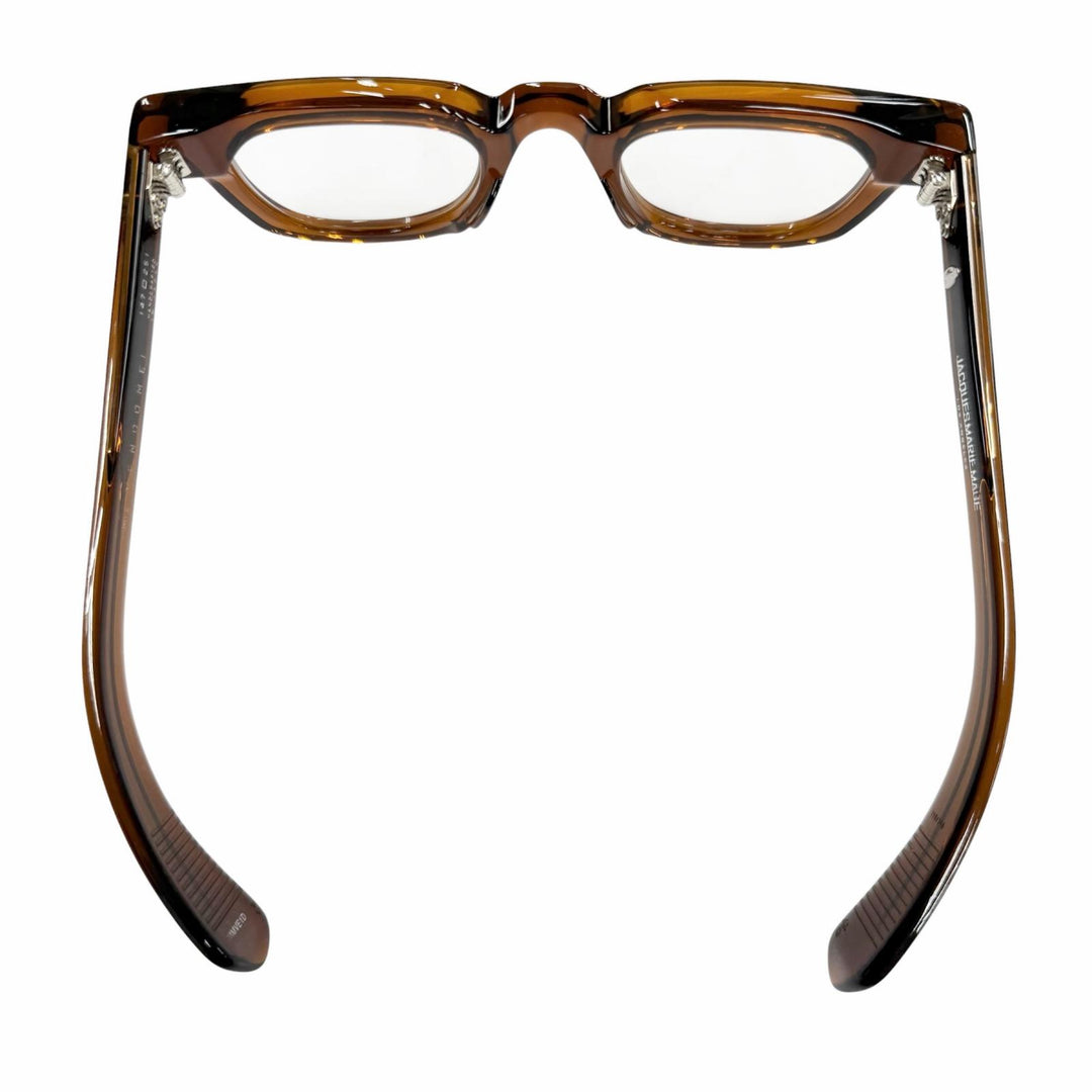 Great JACQUESMARIEMAGE Glasses VENDOME Clear brown mens JMMVE1D
