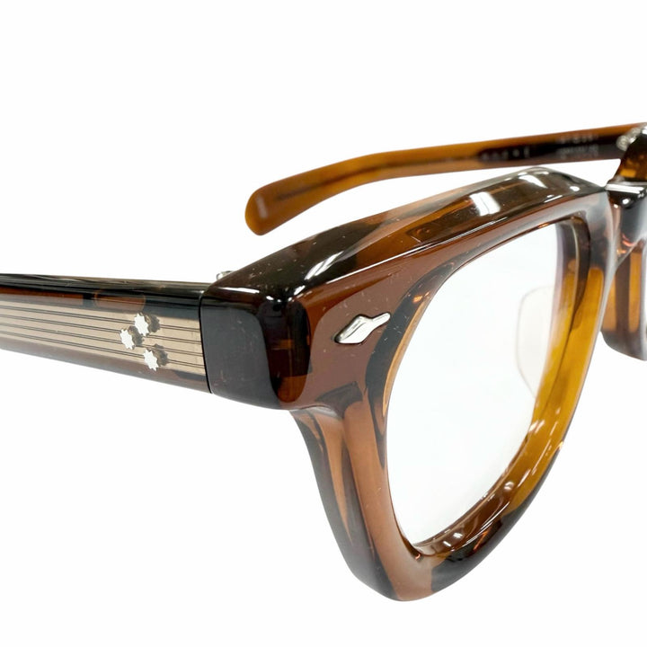 Great JACQUESMARIEMAGE Glasses VENDOME Clear brown mens JMMVE1D