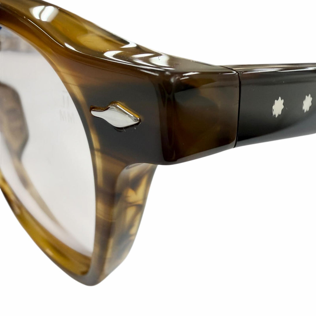 Excellent JACQUESMARIEMAGE Glasses ZEPHIRIN 47 Hazel Clear brown JMMZPX18N