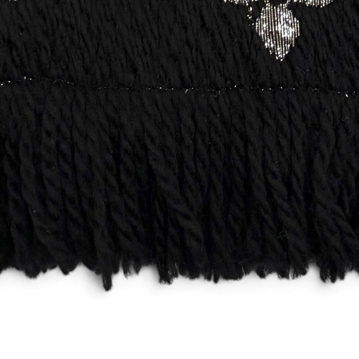 Great LOUIS VUITTON Scarf Escalp Logo Mania Shine Monogrammed with fringe M75833