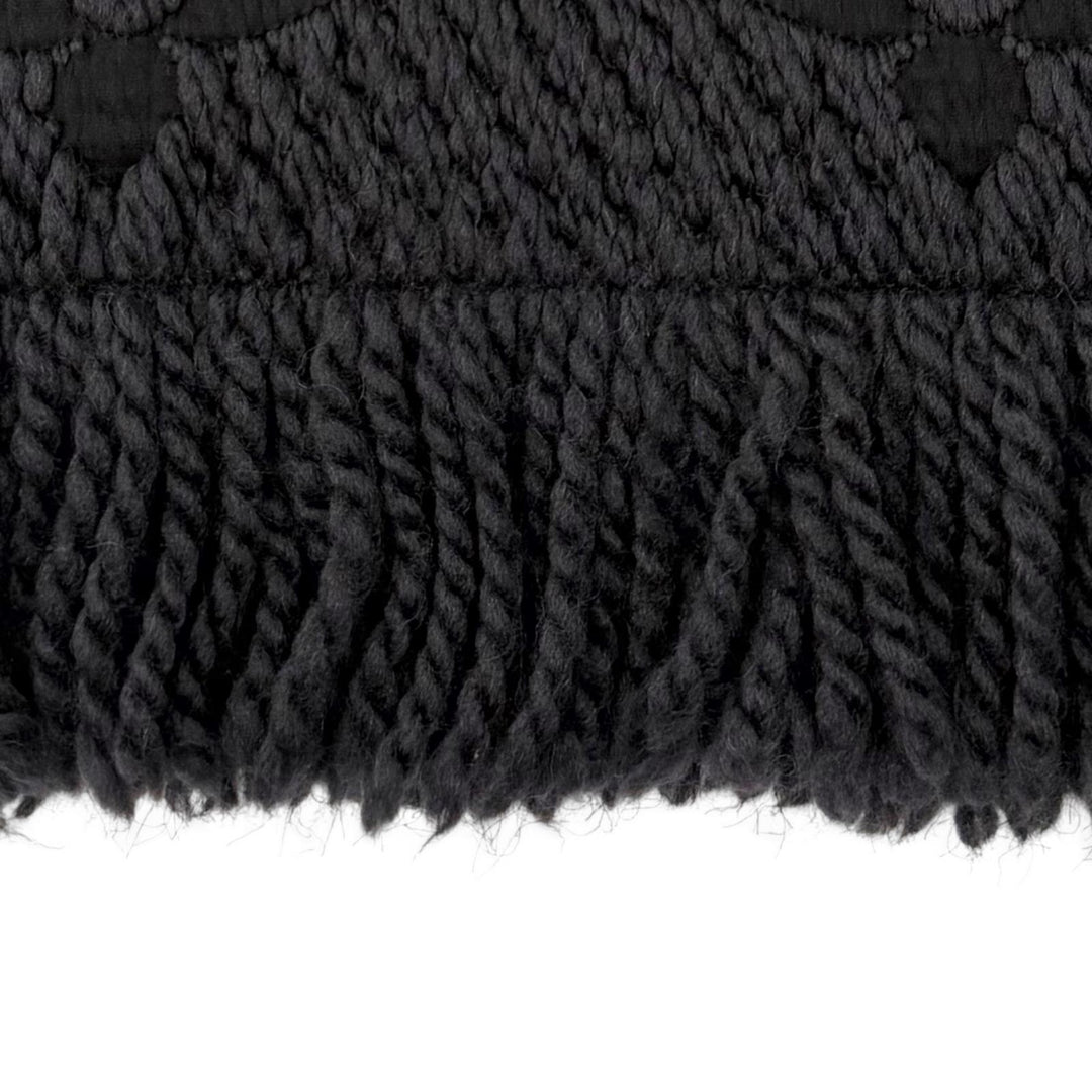 Great LOUIS VUITTON Scarf Escalp Logo Mania Monogrammed with fringe wool 402336