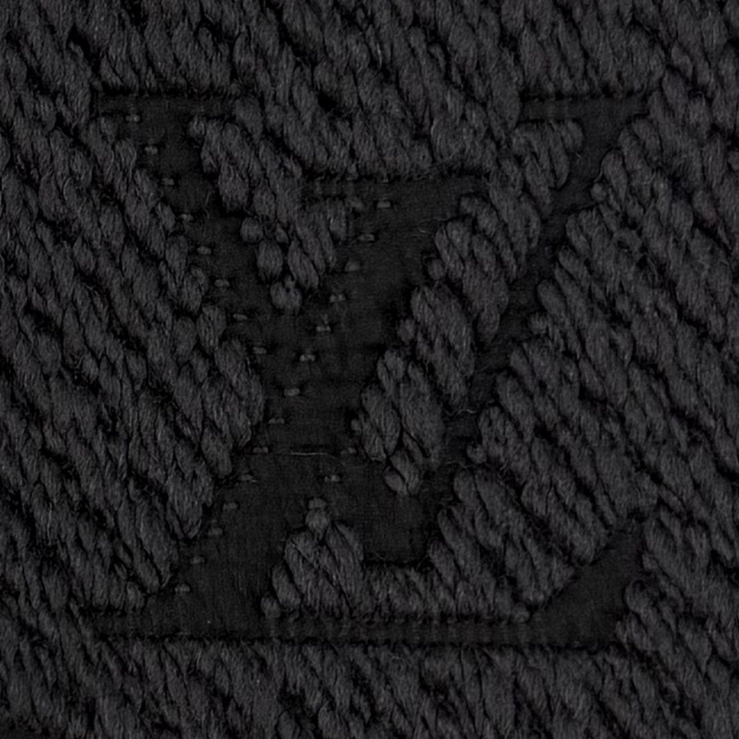 Great LOUIS VUITTON Scarf Escalp Logo Mania Monogrammed with fringe wool 402336