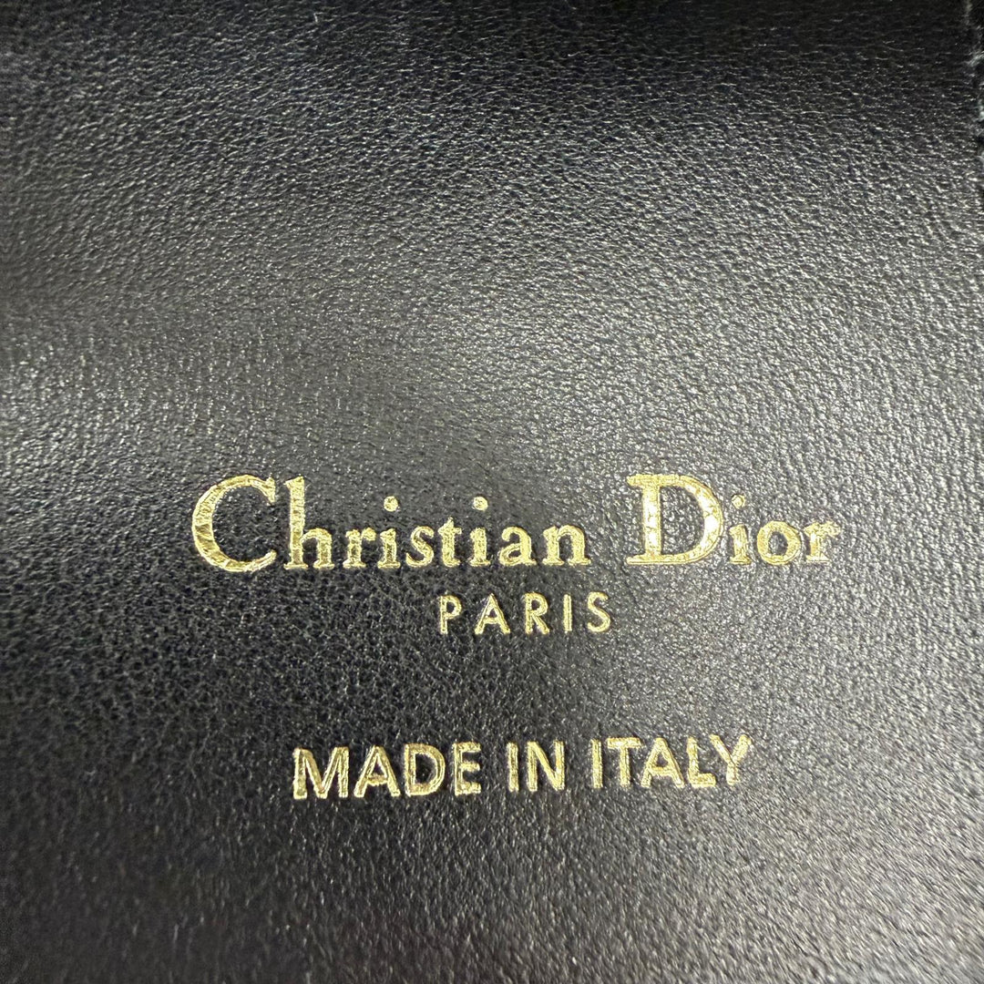 Great DIOR Dior Caro Hibiscus Crystal Wallet Rhinestone Japan Limited Edition