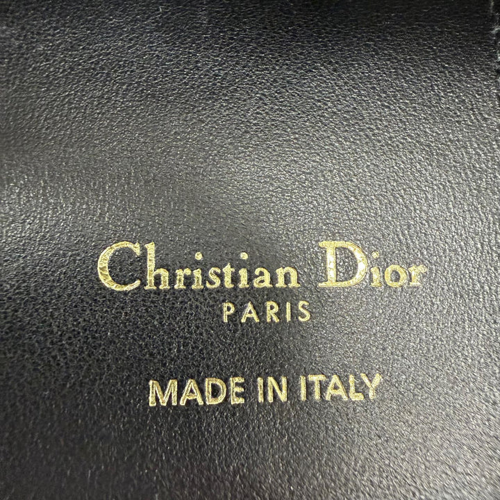 Great DIOR Dior Caro Hibiscus Crystal Wallet Rhinestone Japan Limited Edition