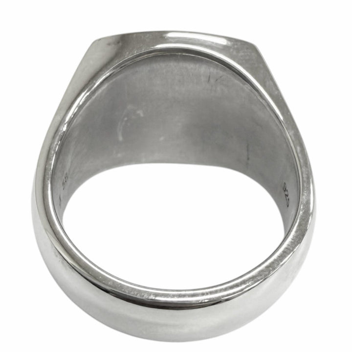 Excellent TOM WOOD Ring ring Cushion Blue Hawk Eye Silver SV925 mens 58