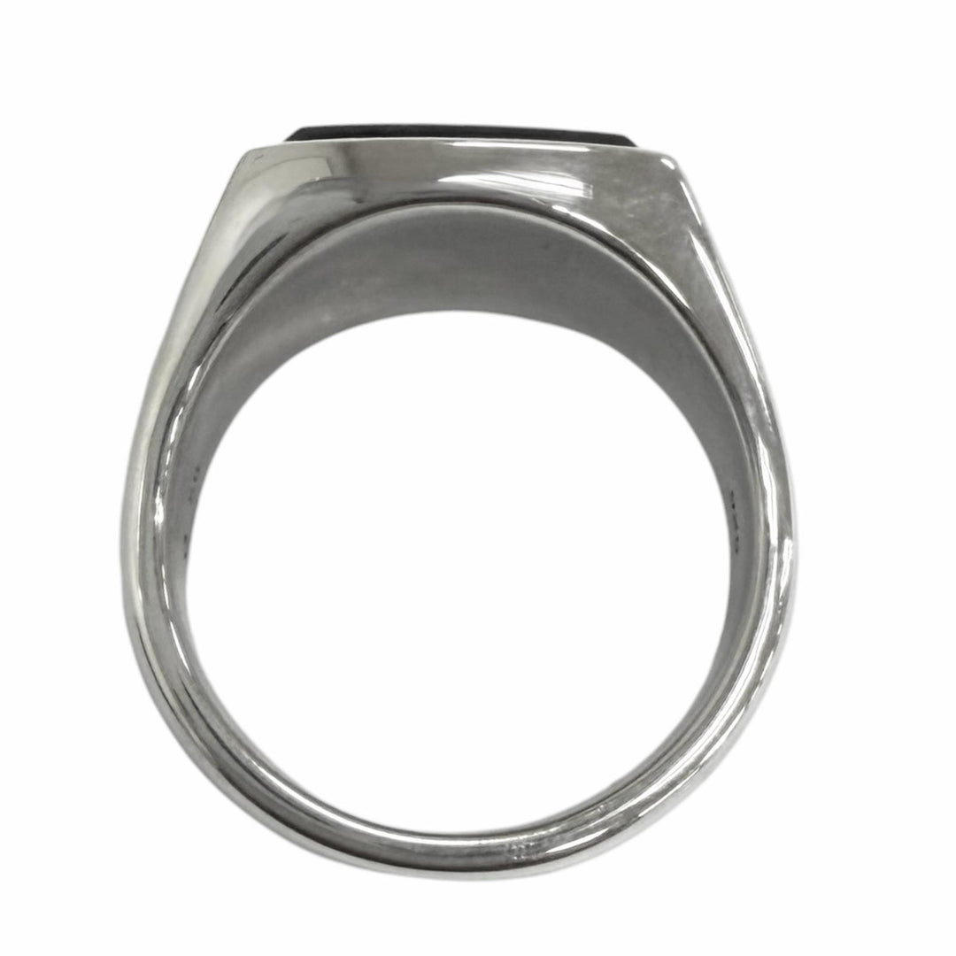 Excellent TOM WOOD Ring ring Cushion Blue Hawk Eye Silver SV925 mens 58