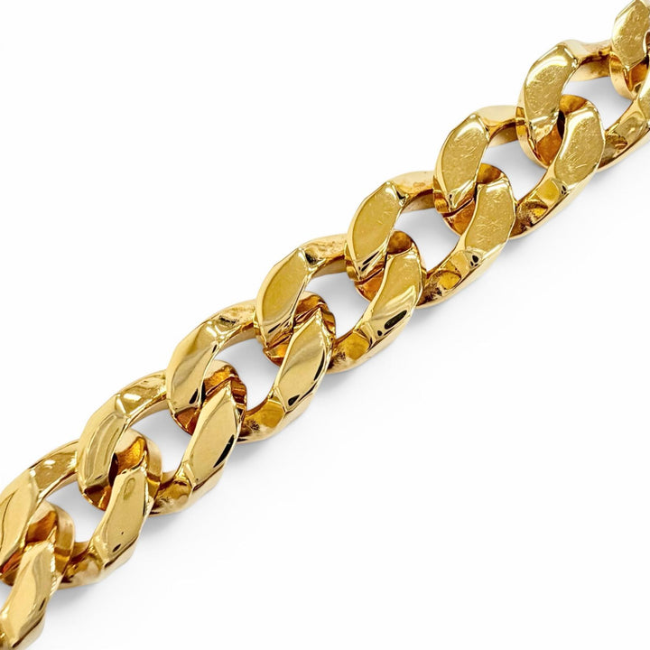 Great GUCCI choker Blondie Chain Necklace Interlocking G gold Women 774555
