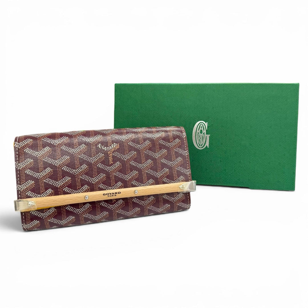 Pristine GOYARD Pouch monte carlo mini case Burgundy MONTE2MINTY50CL50P