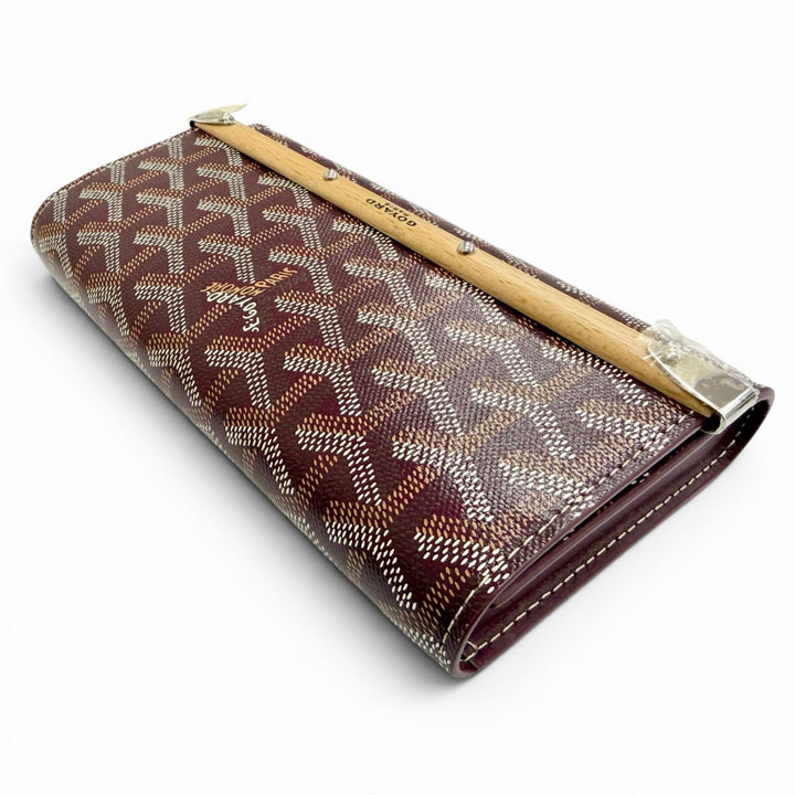 Pristine GOYARD Pouch monte carlo mini case Burgundy MONTE2MINTY50CL50P