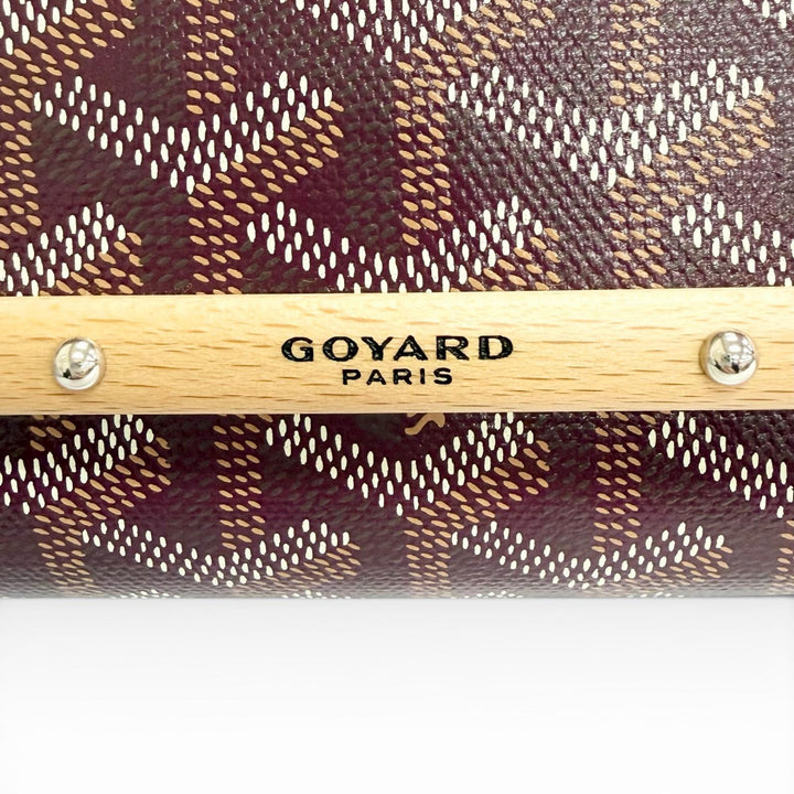 Pristine GOYARD Pouch monte carlo mini case Burgundy MONTE2MINTY50CL50P