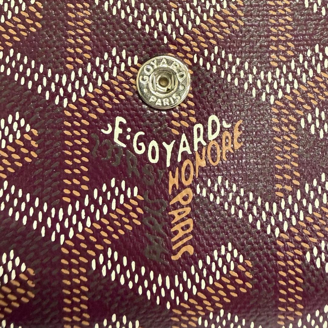 Pristine GOYARD Pouch monte carlo mini case Burgundy MONTE2MINTY50CL50P