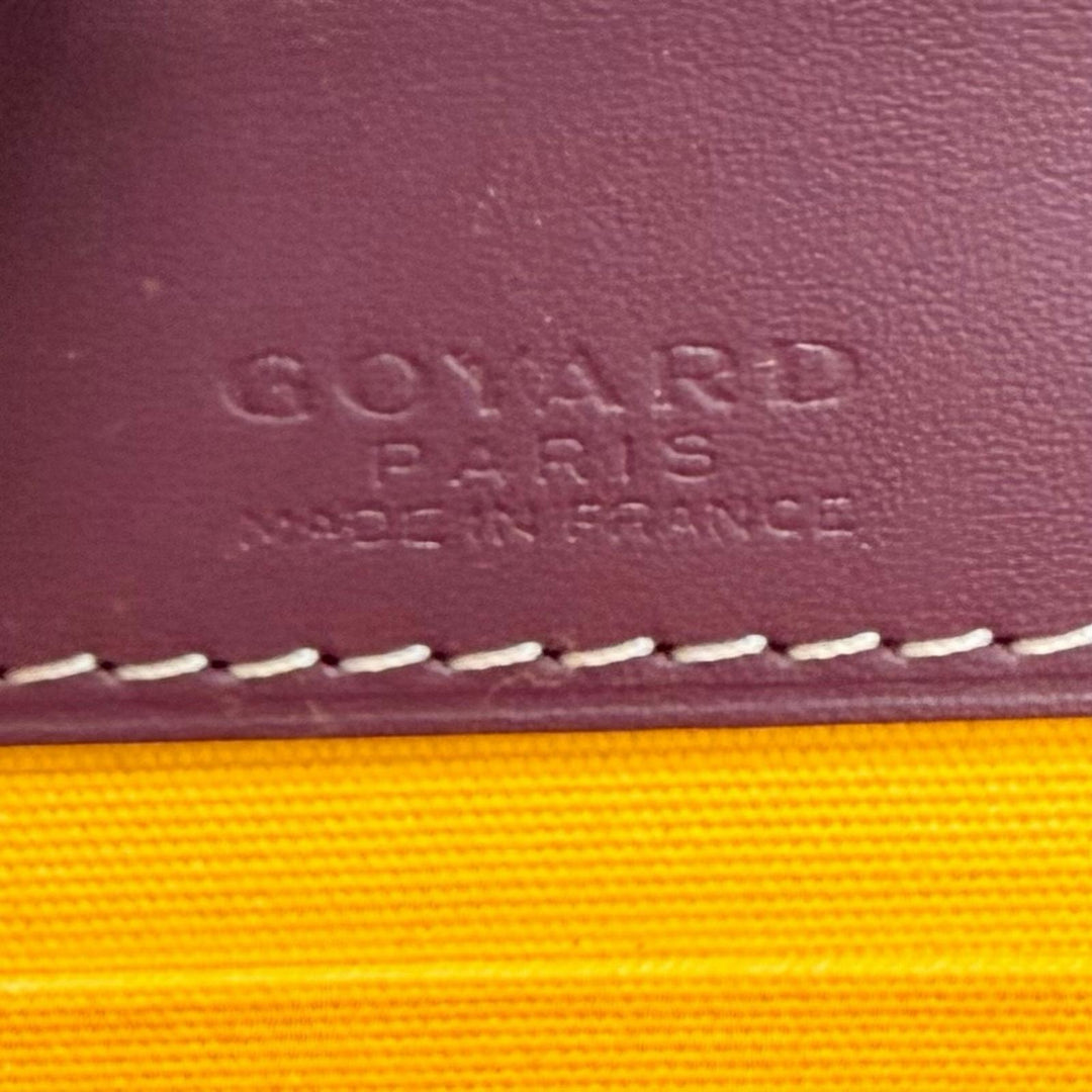 Pristine GOYARD Pouch monte carlo mini case Burgundy MONTE2MINTY50CL50P
