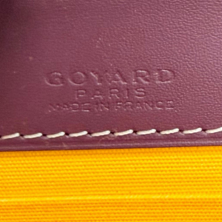 Pristine GOYARD Pouch monte carlo mini case Burgundy MONTE2MINTY50CL50P