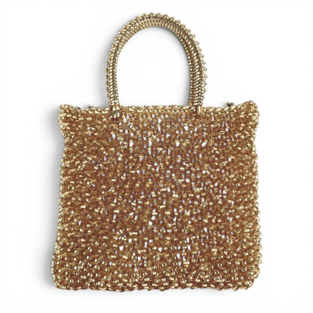 Excellent ANTEPRIMA Shoulder Bag Standard Miniatura 2-Way Chain Wire Bag gold