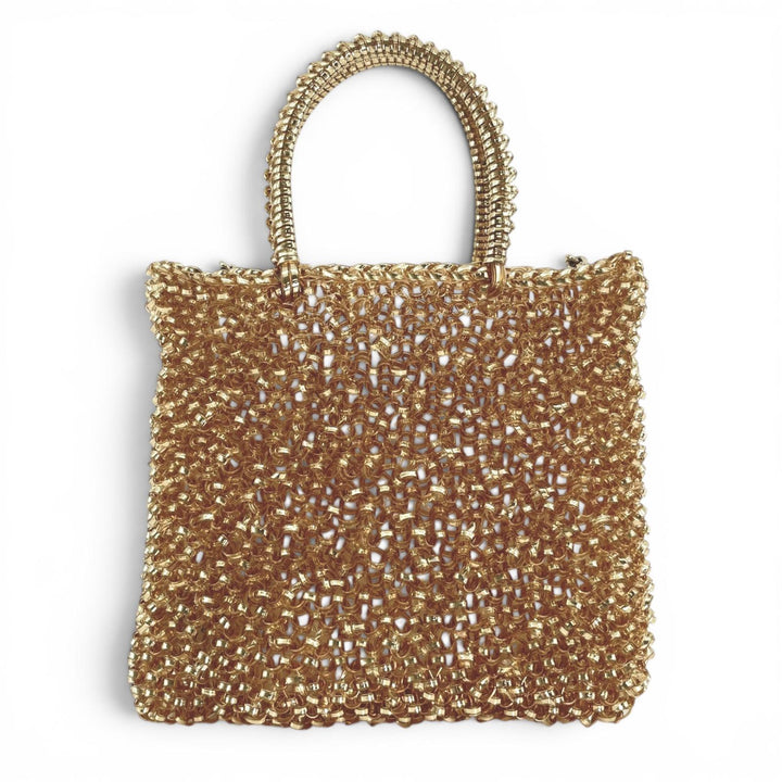 Excellent ANTEPRIMA Shoulder Bag Standard Miniatura 2-Way Chain Wire Bag gold
