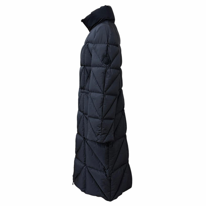 Great MONCLER down coat CERISE Logo patch, stand collar, zip-up jacket Nylon 4
