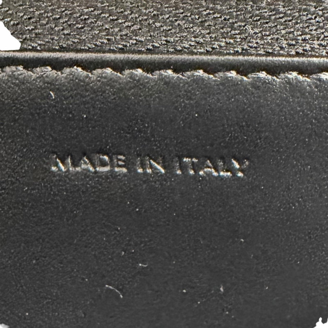 Excellent CELINE Triomphe Flap Large Wallet Bifold Wallet black 10E313DPV