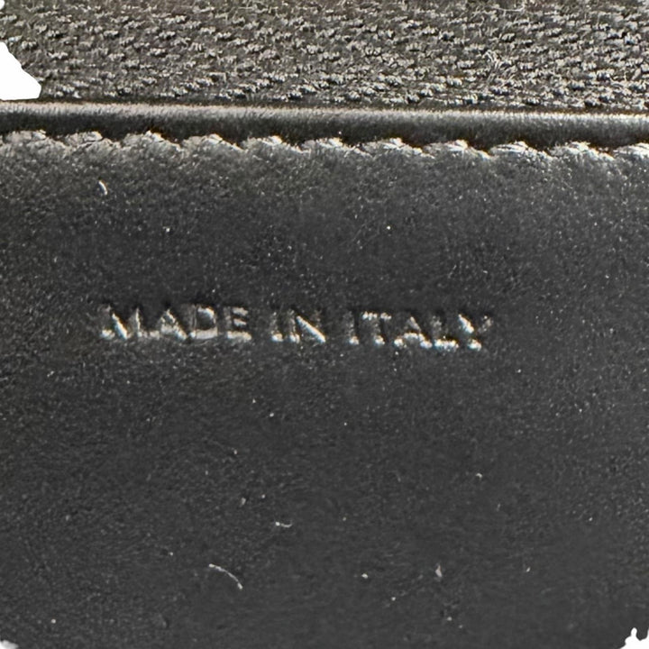 Excellent CELINE Triomphe Flap Large Wallet Bifold Wallet black 10E313DPV