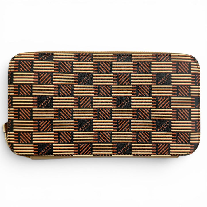 Pristine MOREAU PARIS Purse Continental Zip Wallet Zip Around PZ1216IOVOSTECEI