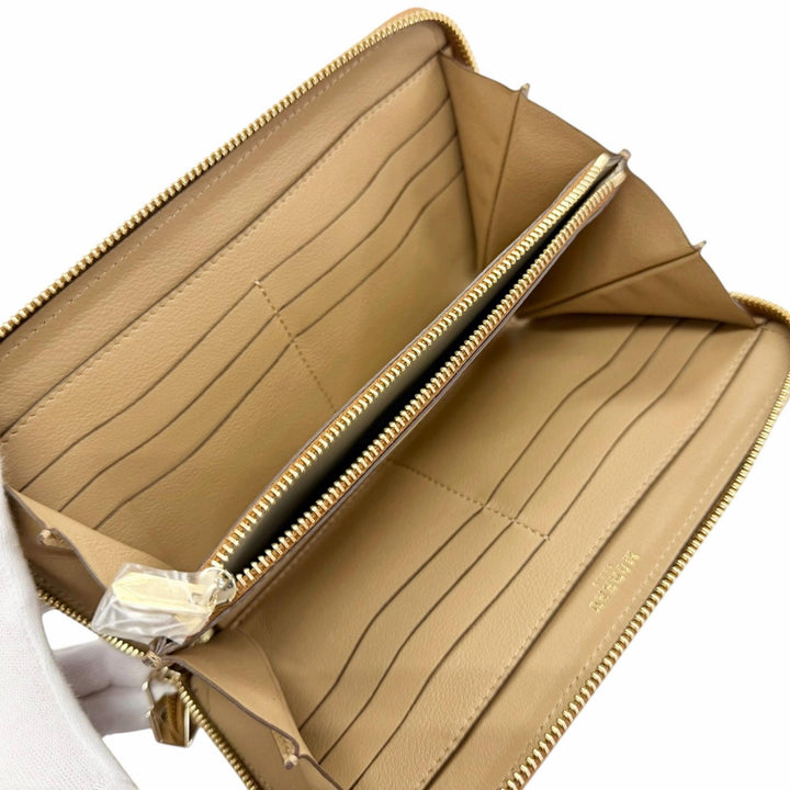 Pristine MOREAU PARIS Purse Continental Zip Wallet Zip Around PZ1216IOVOSTECEI