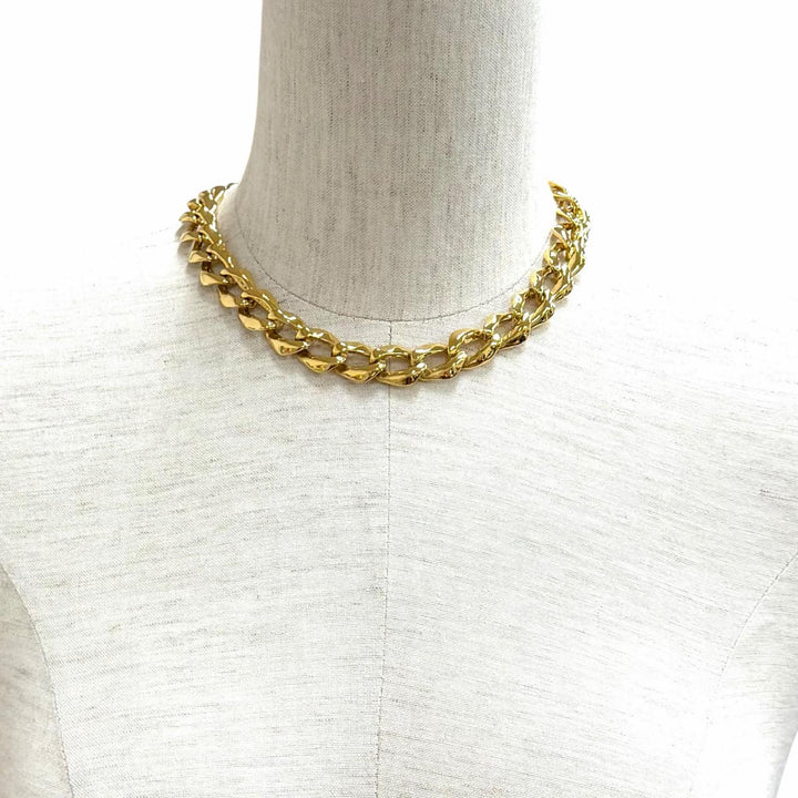 Excellent YVES SAINT LAURENT Necklace Gold Chain gold Women
