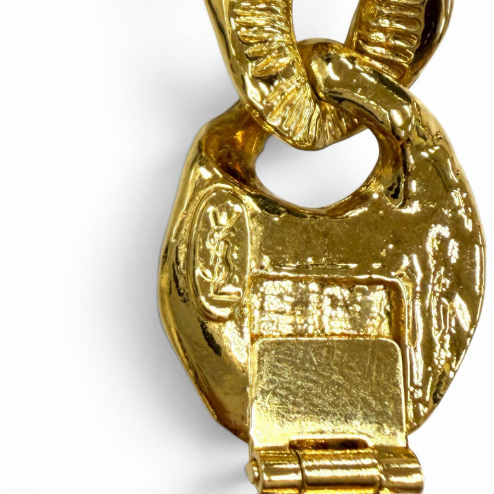 Excellent YVES SAINT LAURENT Necklace Gold Chain gold Women