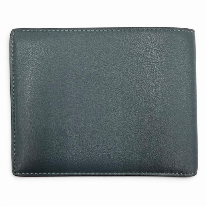 Pristine Cartier Bifold Wallet Must de Cartier Navy system leather mens