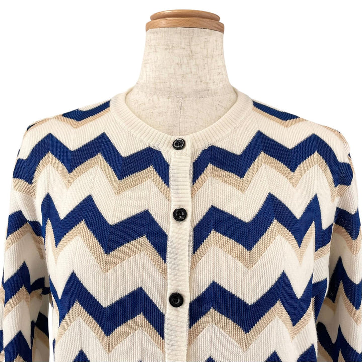 Excellent Missoni cardigan Zigzag Pattern Knit Multi wool DS2WM1F-BK020W
