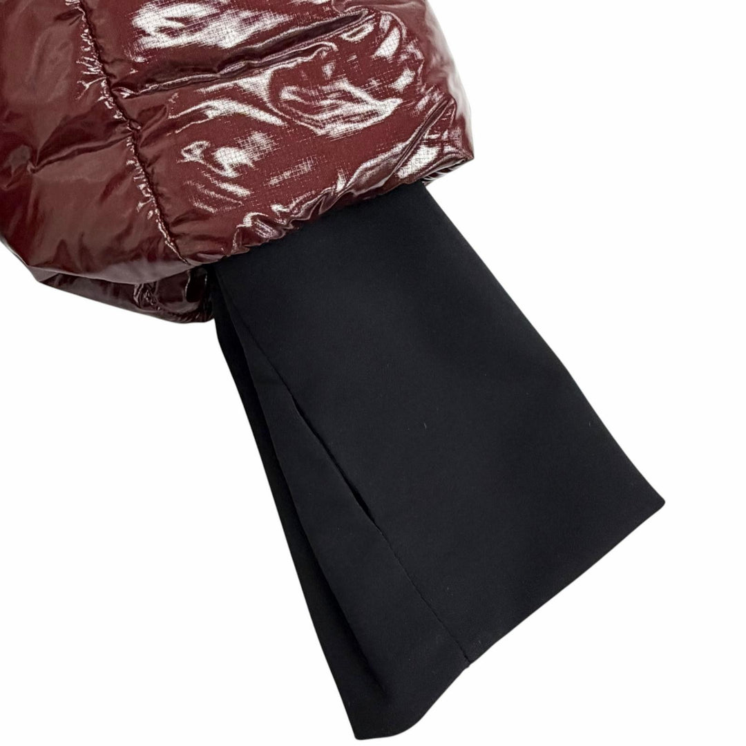 Great Herno Down jacket Stand collar, hooded, zip-up Bordeaux 40 PI116DL