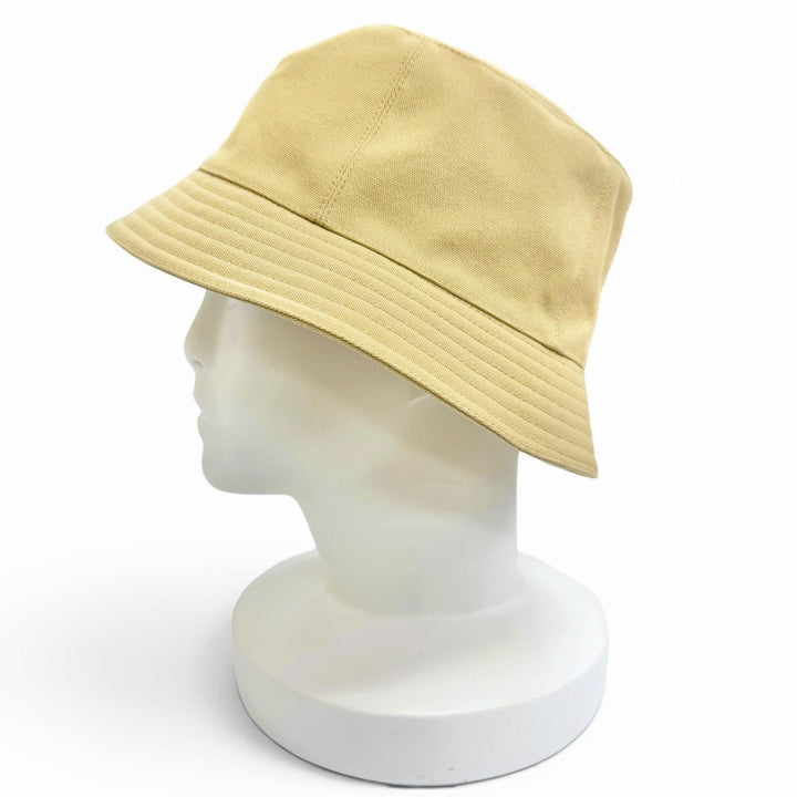 Pristine HERMES hat Calvi Seashell Chaine d'Ancre Bucket Hat beige cotton 58