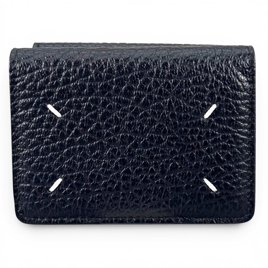 Excellent Maison Margiela Tri-fold wallet 4 Stitch Compact Wallet Cowhide