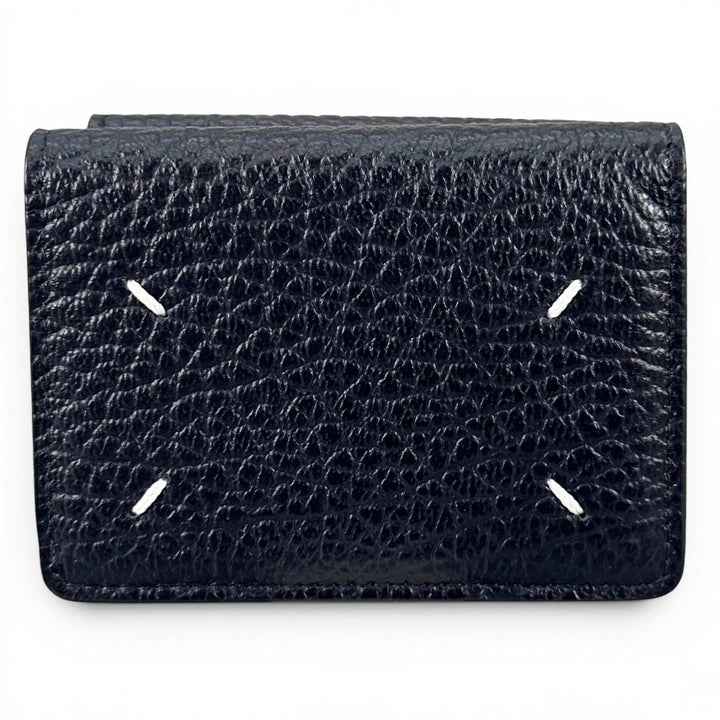 Excellent Maison Margiela Tri-fold wallet 4 Stitch Compact Wallet Cowhide