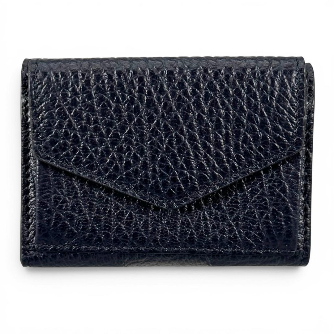 Excellent Maison Margiela Tri-fold wallet 4 Stitch Compact Wallet Cowhide