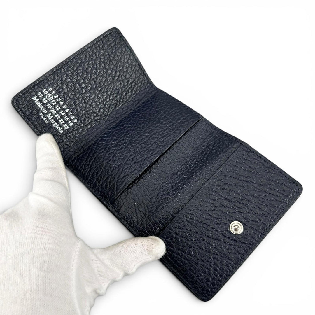 Excellent Maison Margiela Tri-fold wallet 4 Stitch Compact Wallet Cowhide