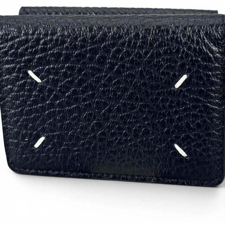 Excellent Maison Margiela Tri-fold wallet 4 Stitch Compact Wallet Cowhide