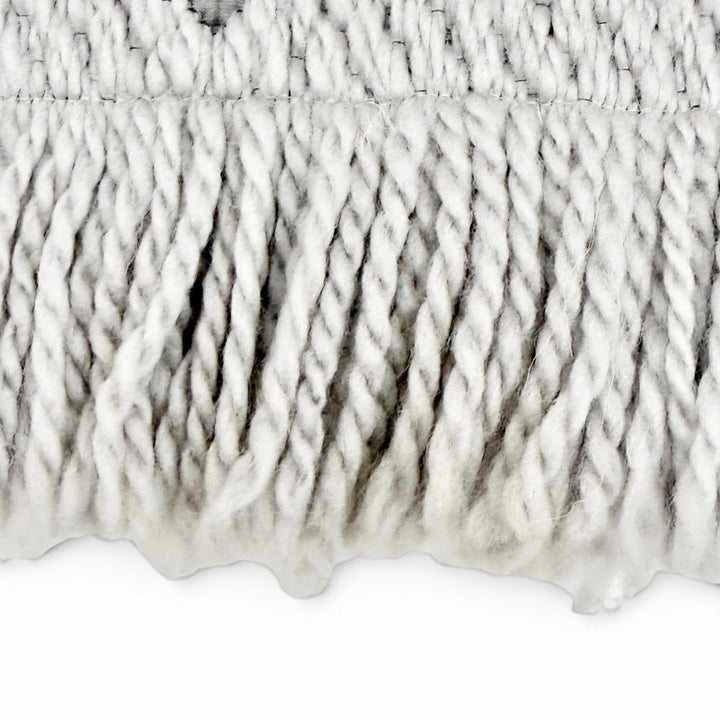 Great LOUIS VUITTON Scarf Escalp Logo Mania Monogram fringe wool Women M74742