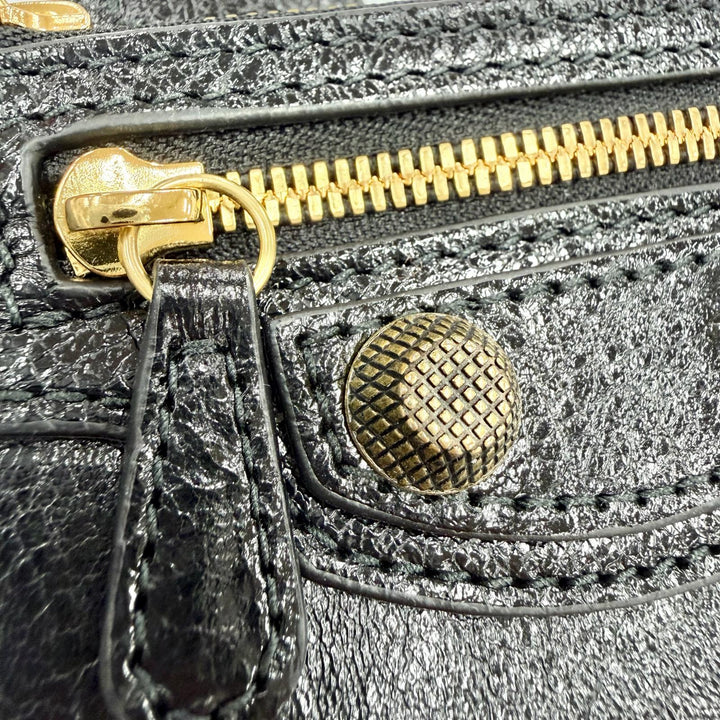 Excellent BALENCIAGA Coin case black leather Women 776769