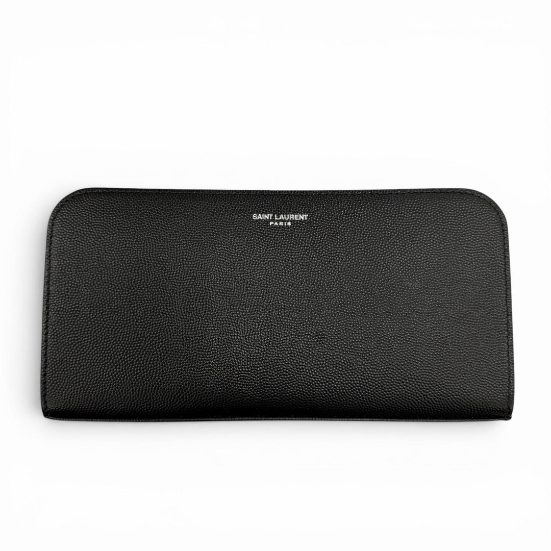 Excellent SAINT LAURENT PARIS Purse black leather mens INN534290