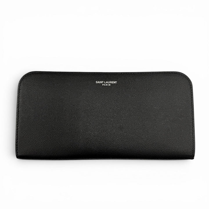 Excellent SAINT LAURENT PARIS Purse black leather mens INN534290