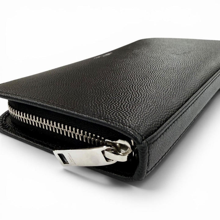 Excellent SAINT LAURENT PARIS Purse black leather mens INN534290