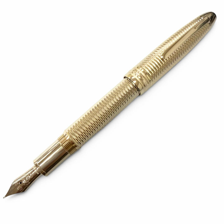Excellent MONTBLANC fountain pen Meisterstück Solitaire 146 Geometry