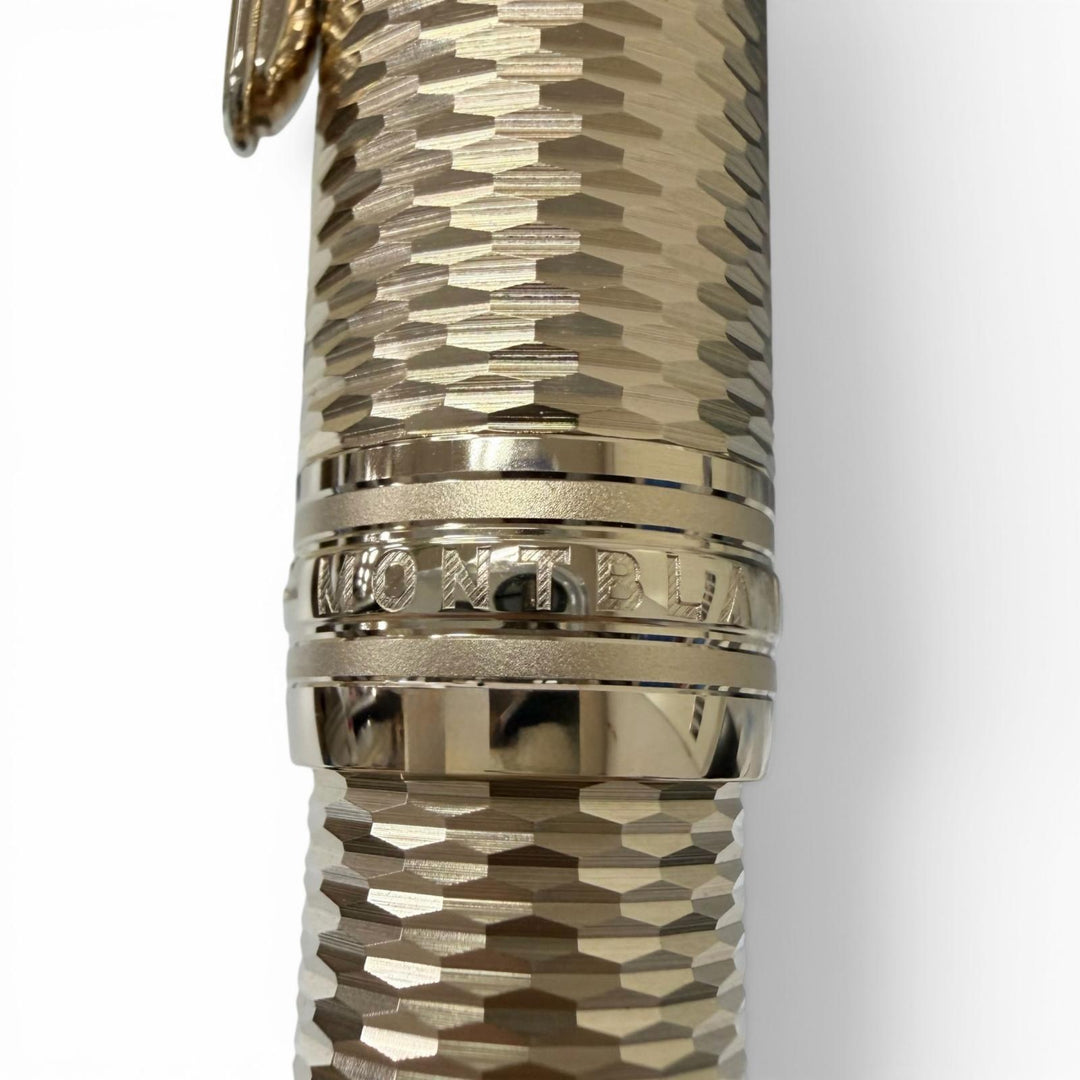 Excellent MONTBLANC fountain pen Meisterstück Solitaire 146 Geometry