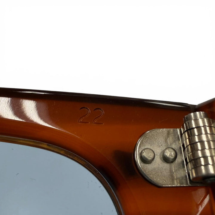 Excellent JULIUS TART OPTICAL sunglasses COUNTDOWN Clear brown mens