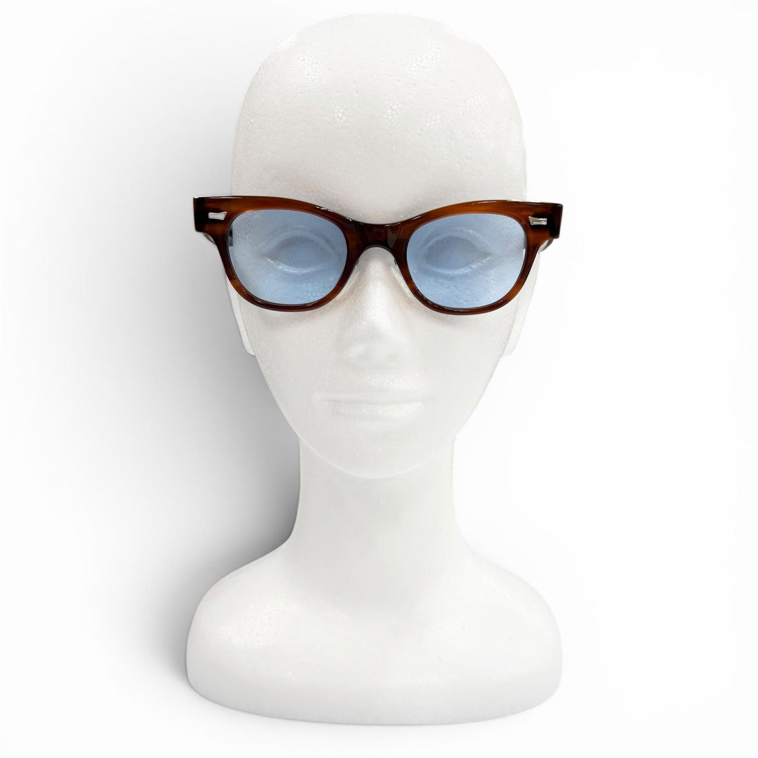 Excellent JULIUS TART OPTICAL sunglasses COUNTDOWN Clear brown mens