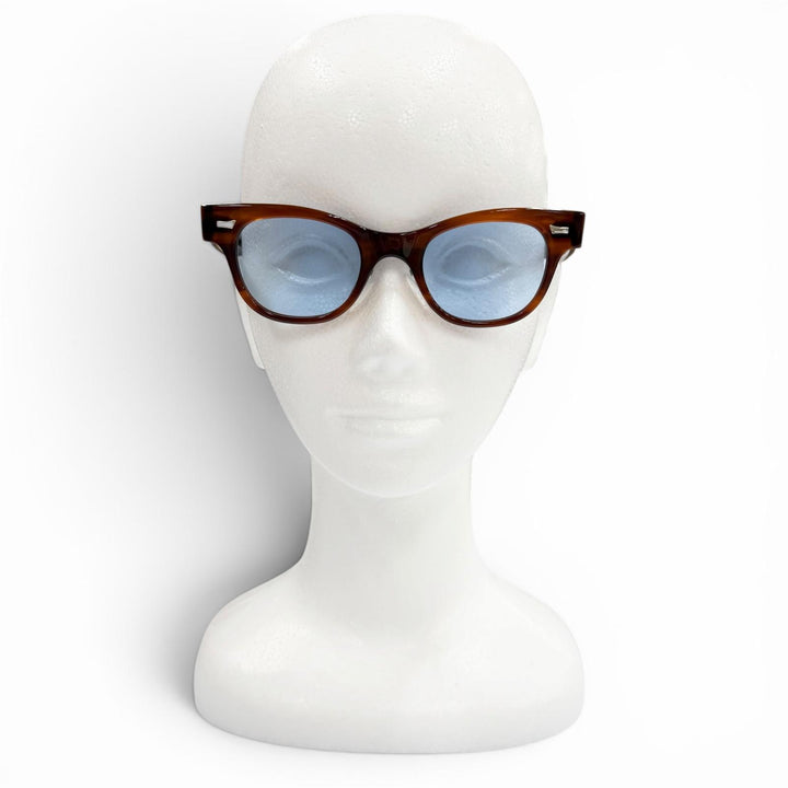 Excellent JULIUS TART OPTICAL sunglasses COUNTDOWN Clear brown mens