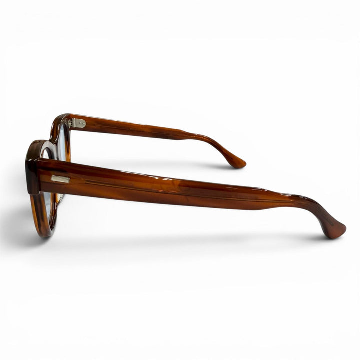 Excellent JULIUS TART OPTICAL sunglasses COUNTDOWN Clear brown mens